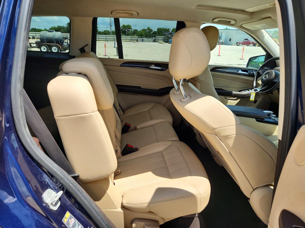 2017 Mercedes-benz Gls 450 4matic Blue vin: 4JGDF6EEXHA829635