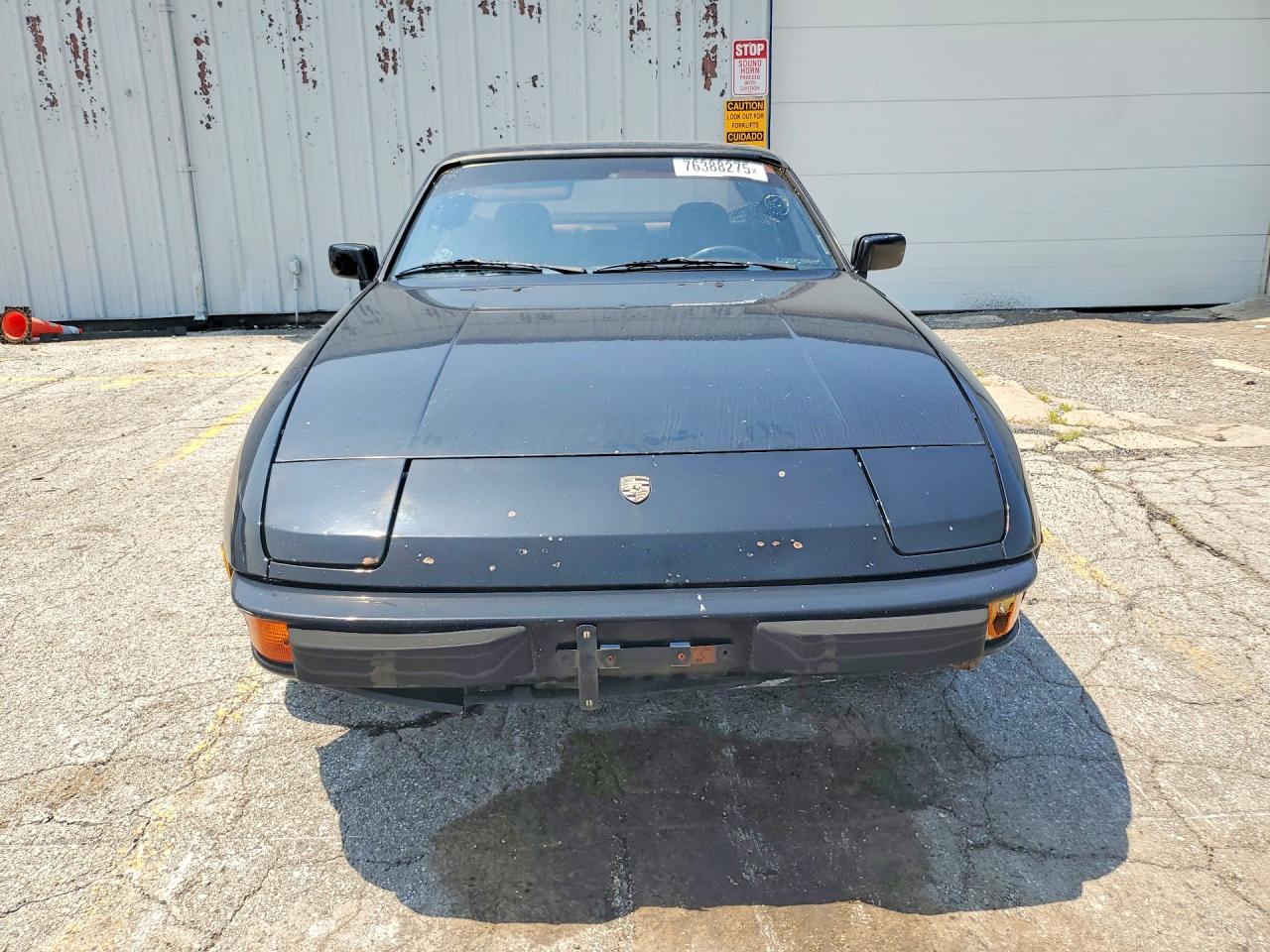 1987 Porsche 924 S Black vin: WP0AA0924HN456779