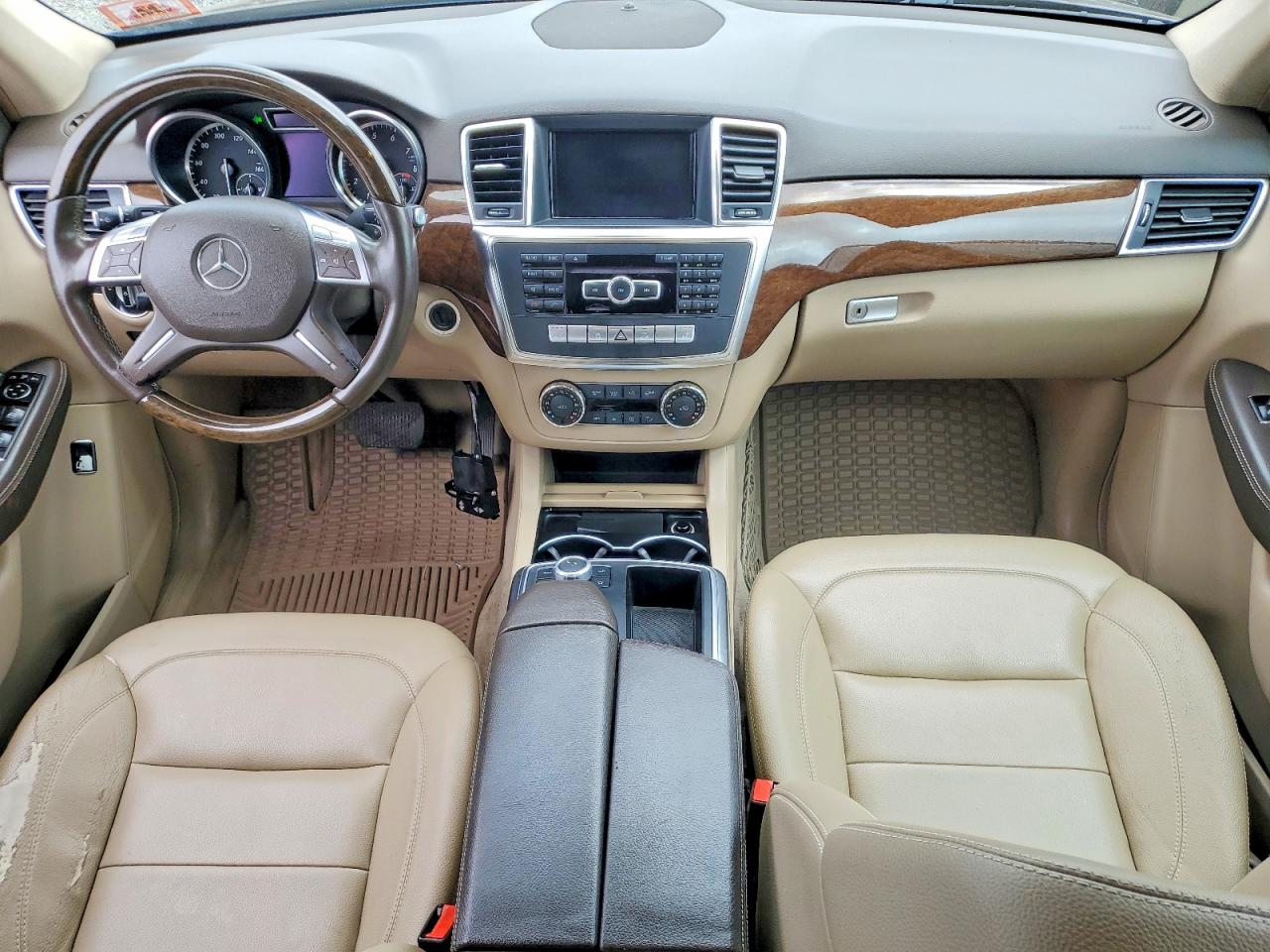 2012 Mercedes-benz Ml 350 4matic Brown vin: 4JGDA5HB2CA024991