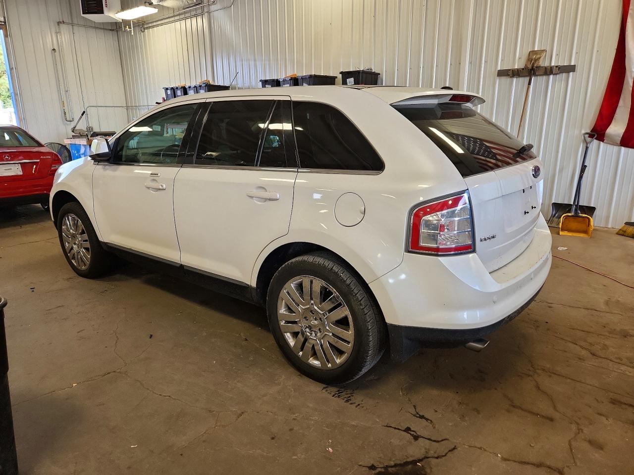 2009 Ford Edge Limited White vin: 2FMDK39C89BA92590