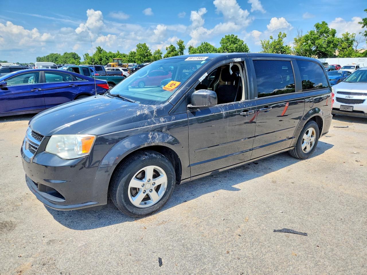 2011 Dodge Grand Caravan Mainstreet Угольный vin: 2D4RN3DG5BR741872