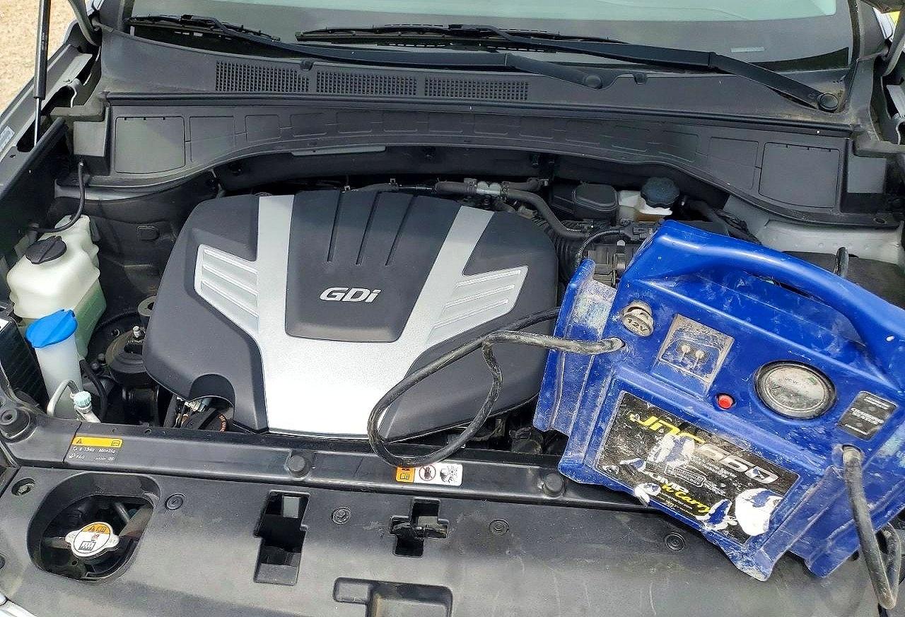 2014 Hyundai Santa Fe Gls Серый vin: KM8SNDHF2EU076213