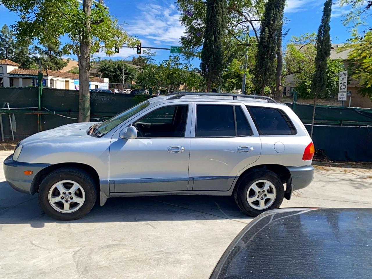2001 Hyundai Santa Fe Gl Silver vin: KM8SC83D01U126863