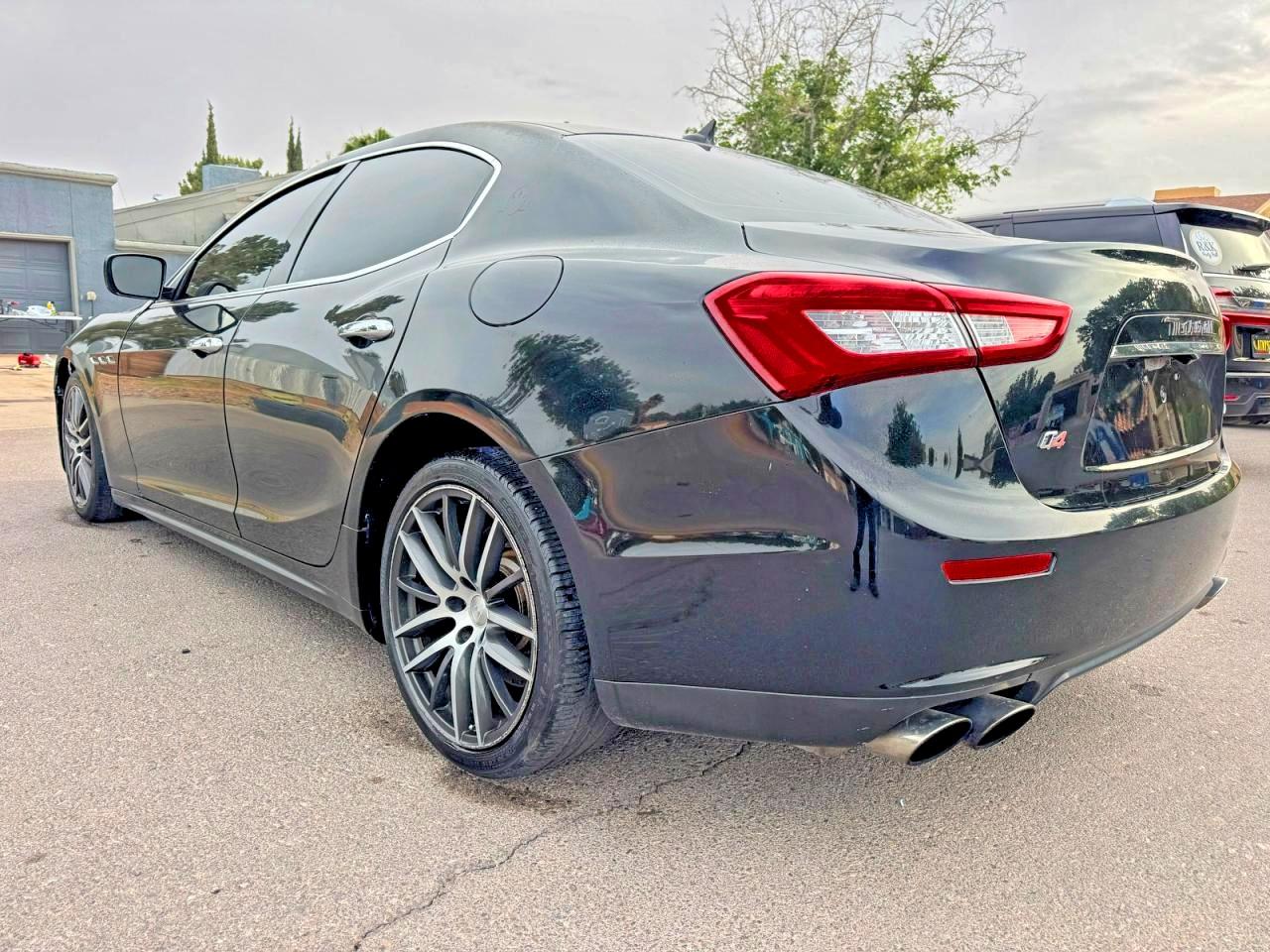 2014 Maserati Ghibli S Black vin: ZAM57RTA6E1087801