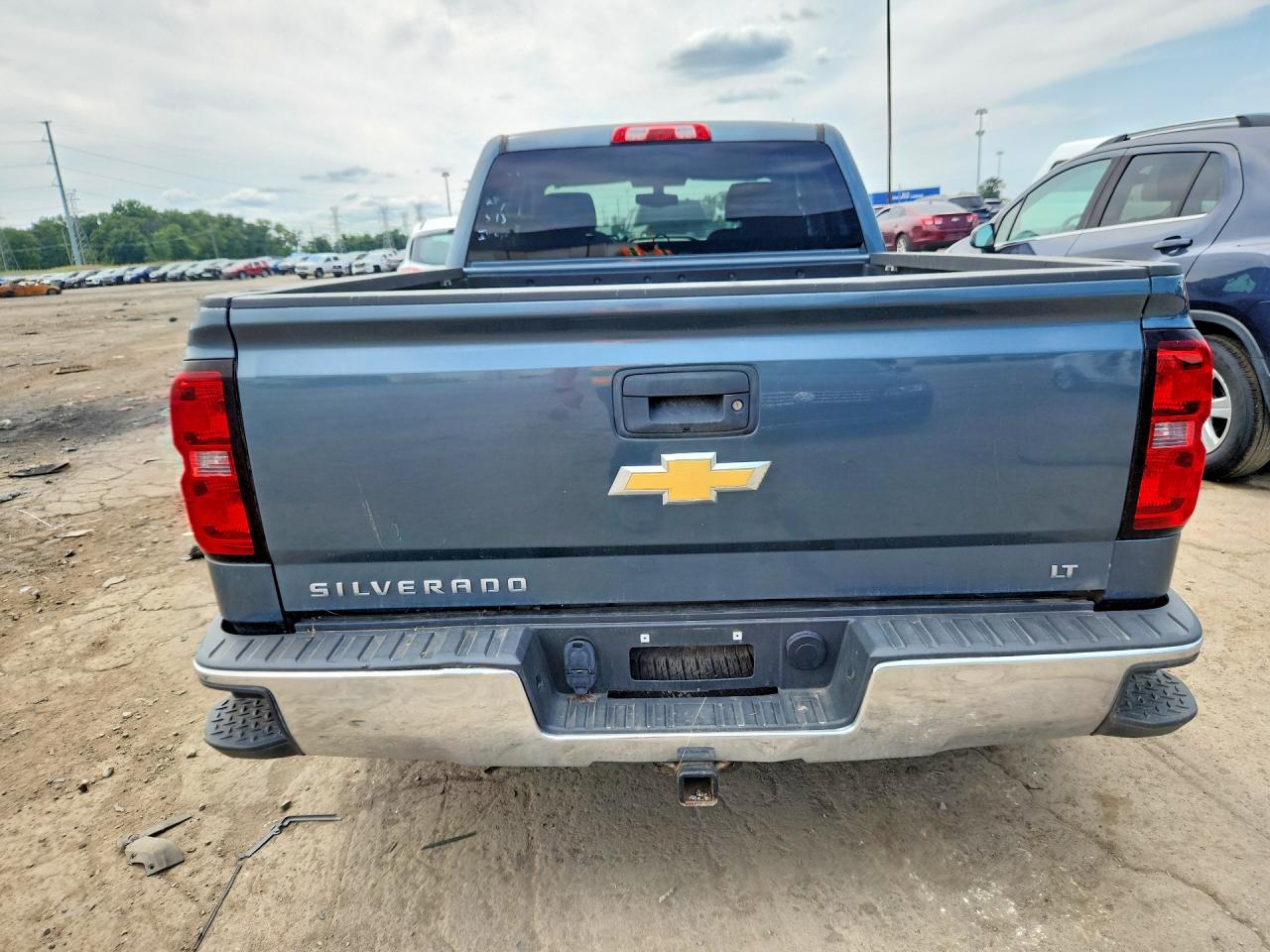 2014 Chevrolet Silverado K1500 Lt Blue vin: 1GCVKREH5EZ123928
