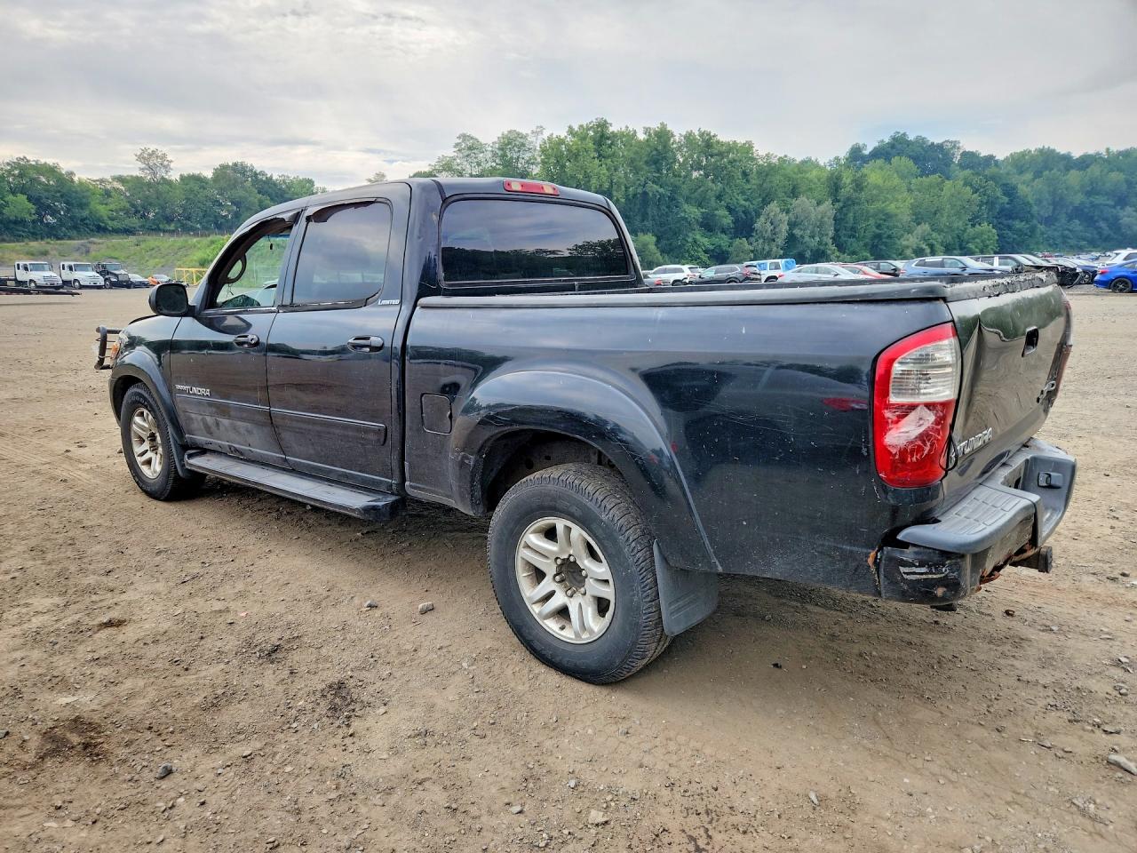 2004 Toyota Tundra Double Cab Limited Black vin: 5TBDT48154S444886