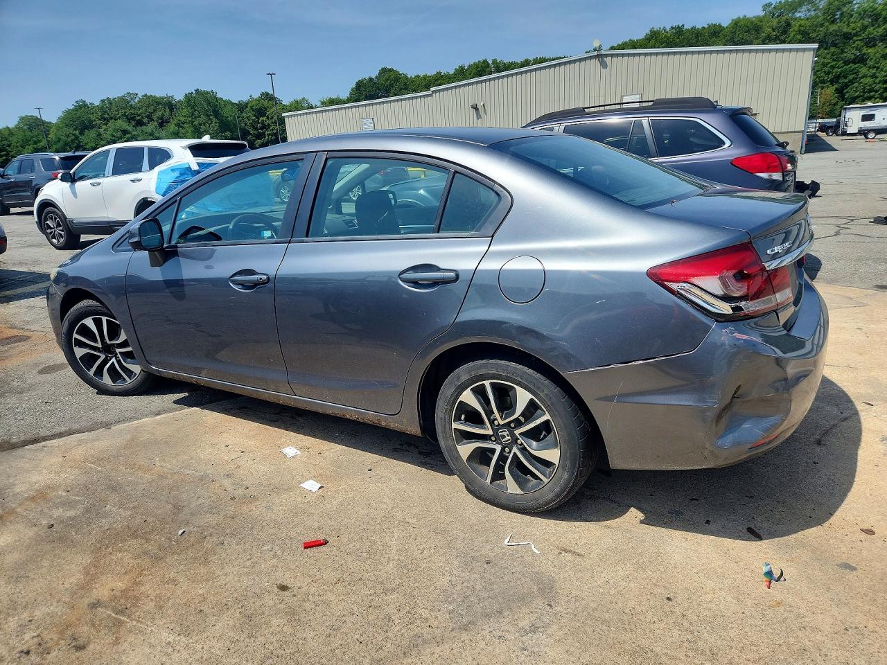 2013 Honda Civic Ex Gray vin: 19XFB2F89DE202300
