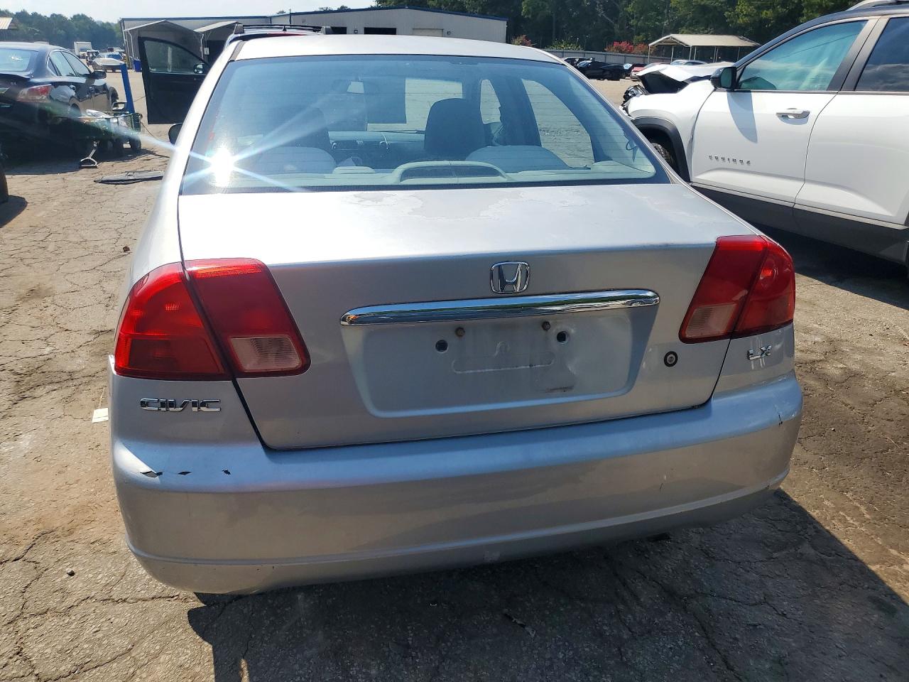 2002 Honda Civic Lx Серебряный vin: 2HGES16652H521717