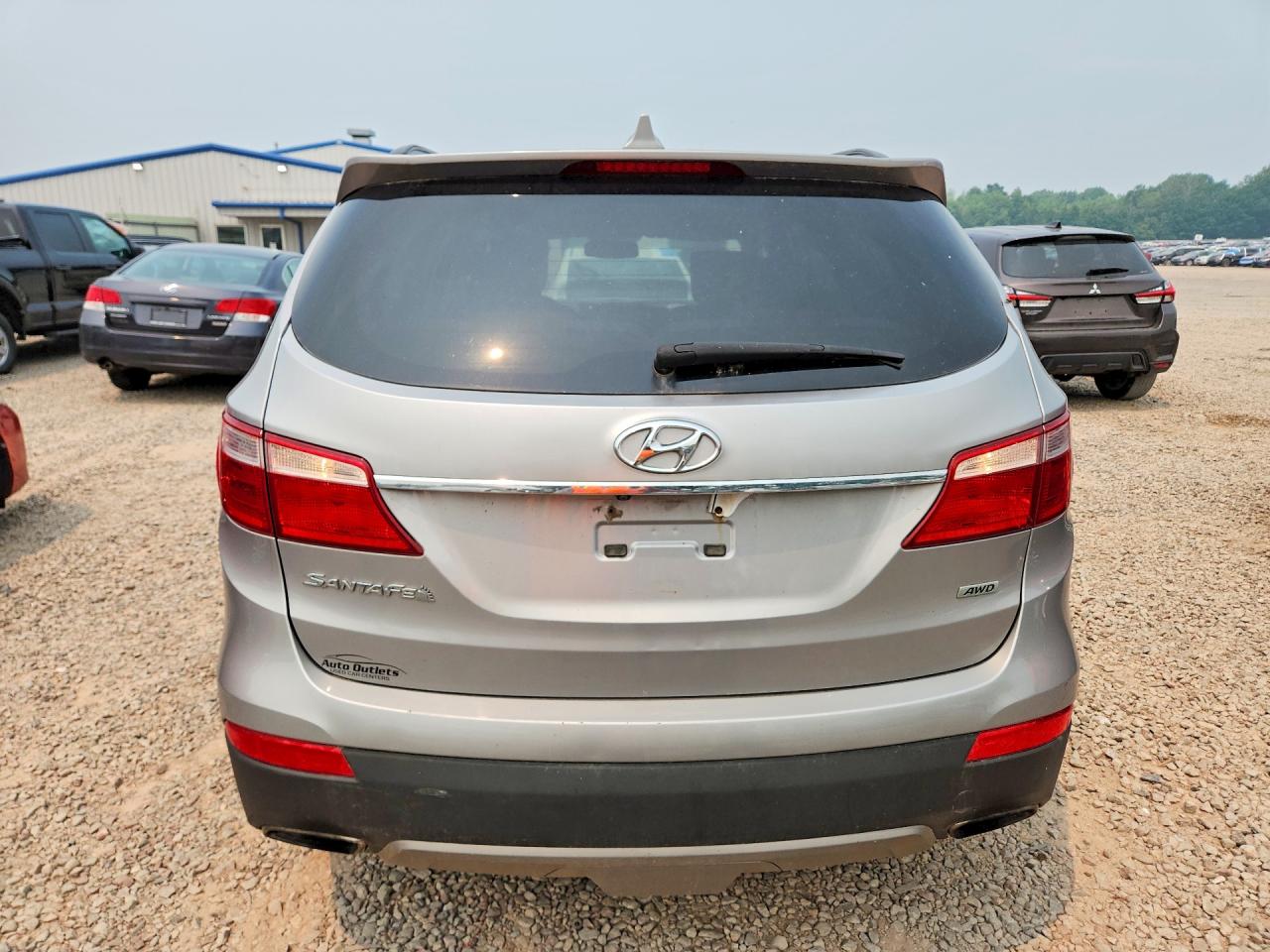 2014 Hyundai Santa Fe Gls Silver vin: KM8SMDHF5EU079819