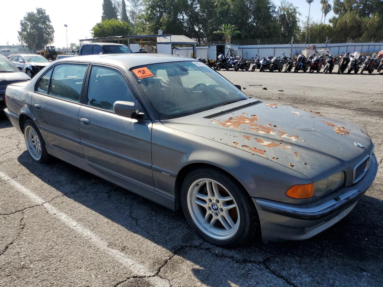 2001 Bmw 740 Il   Gray vin: WBAGH83411DP33945