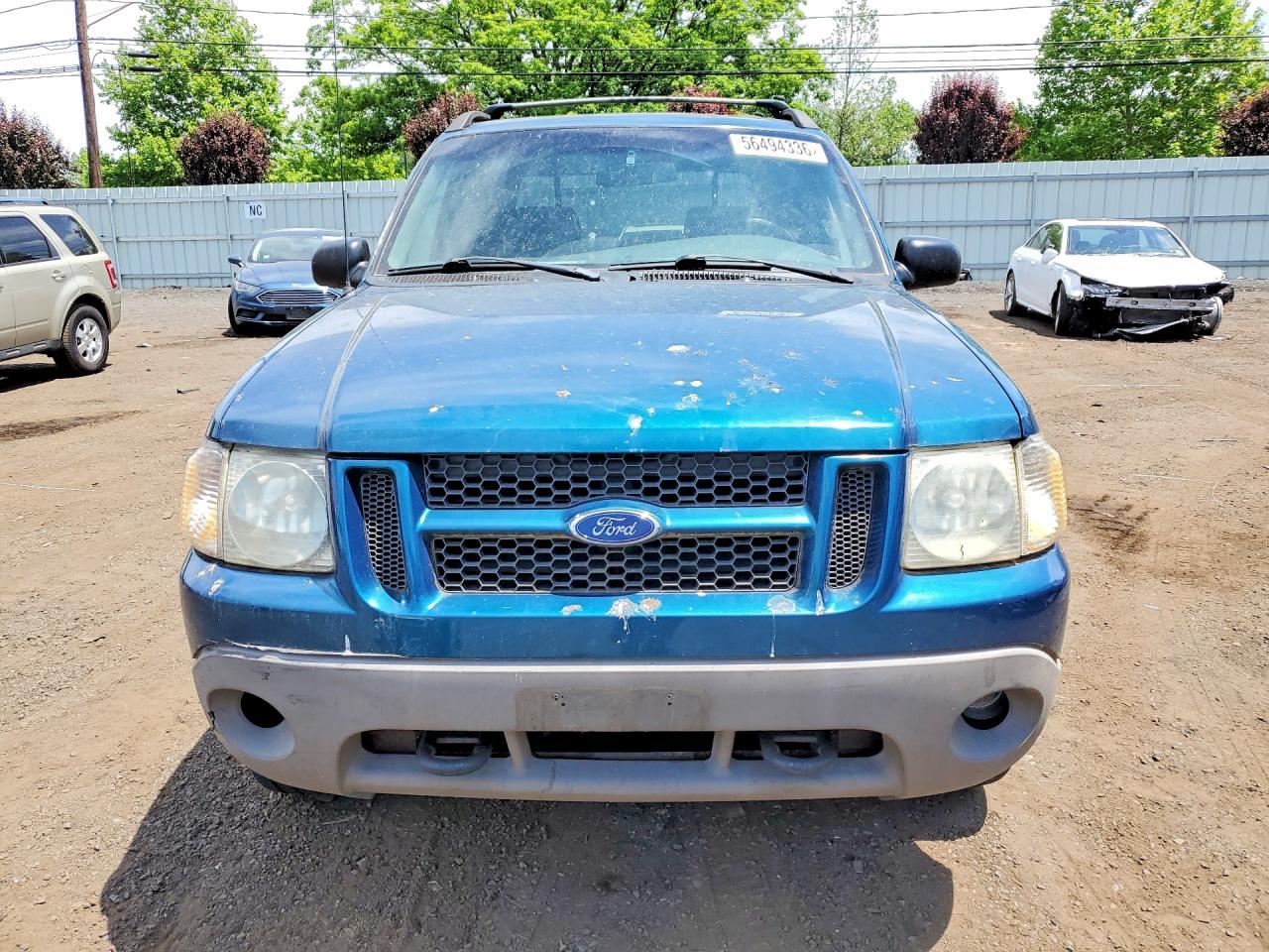 2001 Ford Explorer Sport Trac Green vin: 1FMZU77E01UC12702
