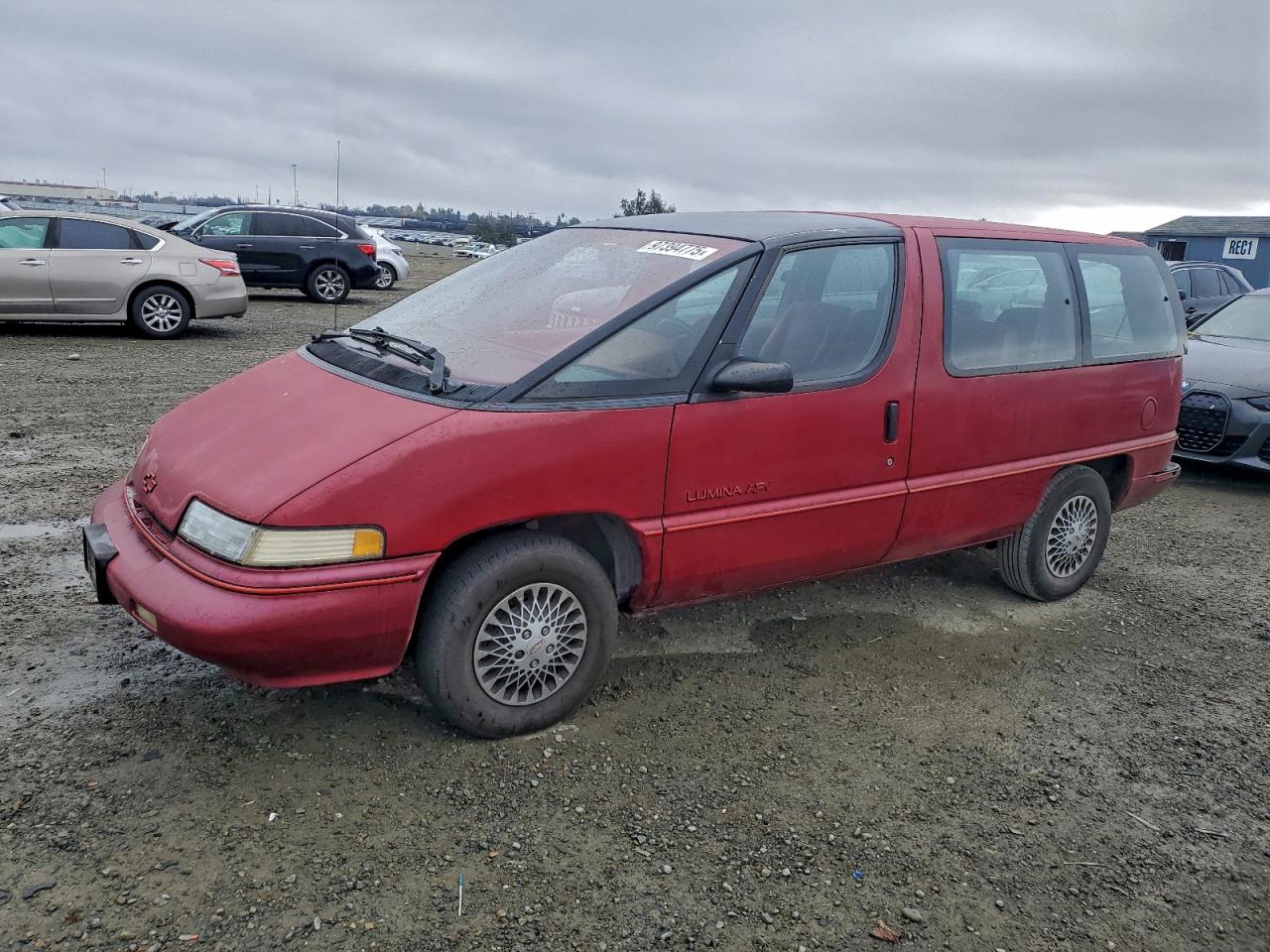 1990 Chevrolet Lumina Apv Burgundy vin: 1GNCU06D0LT141091