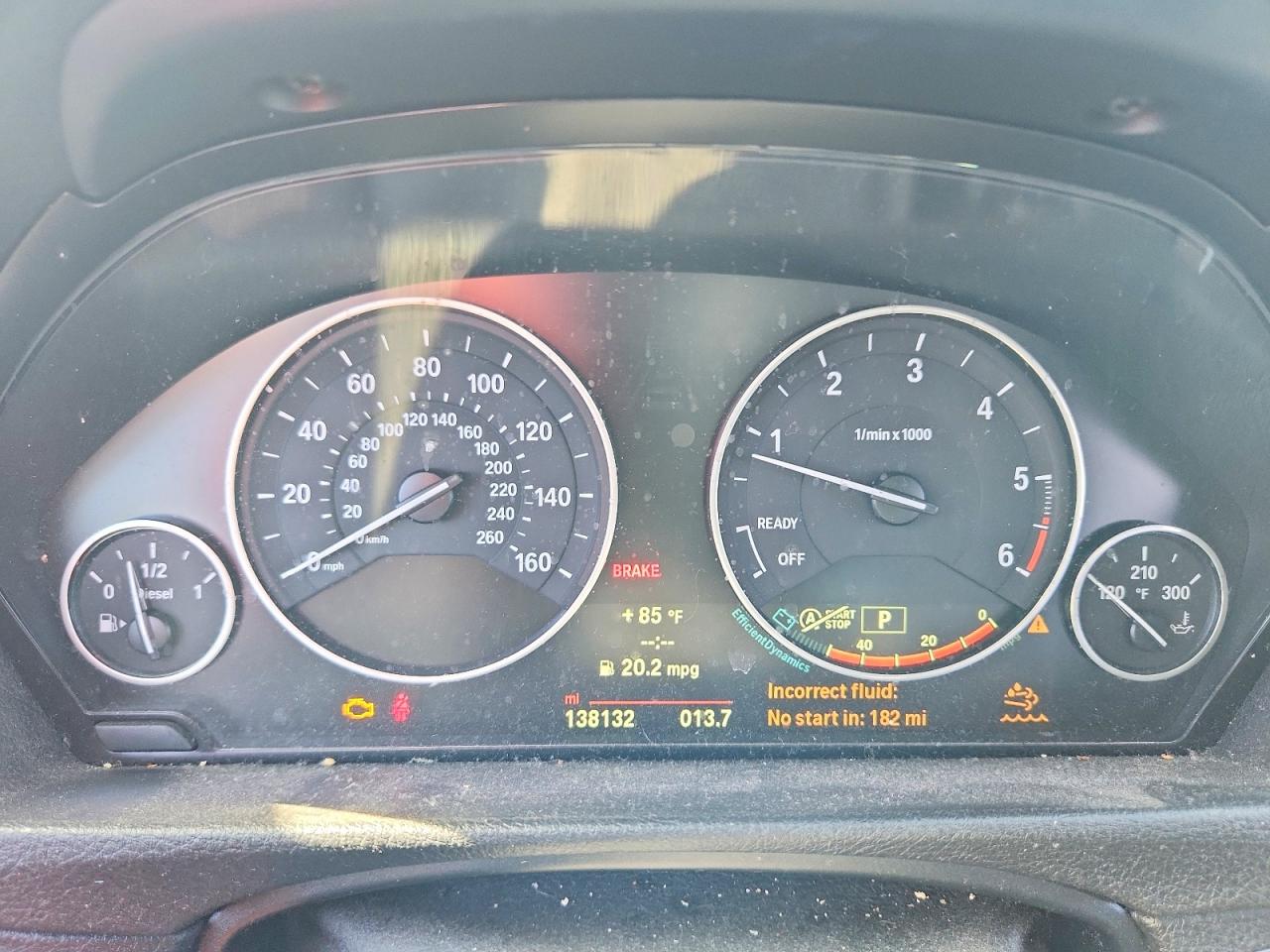 2014 Bmw 328 D Black vin: WBA3D3C57EK155857