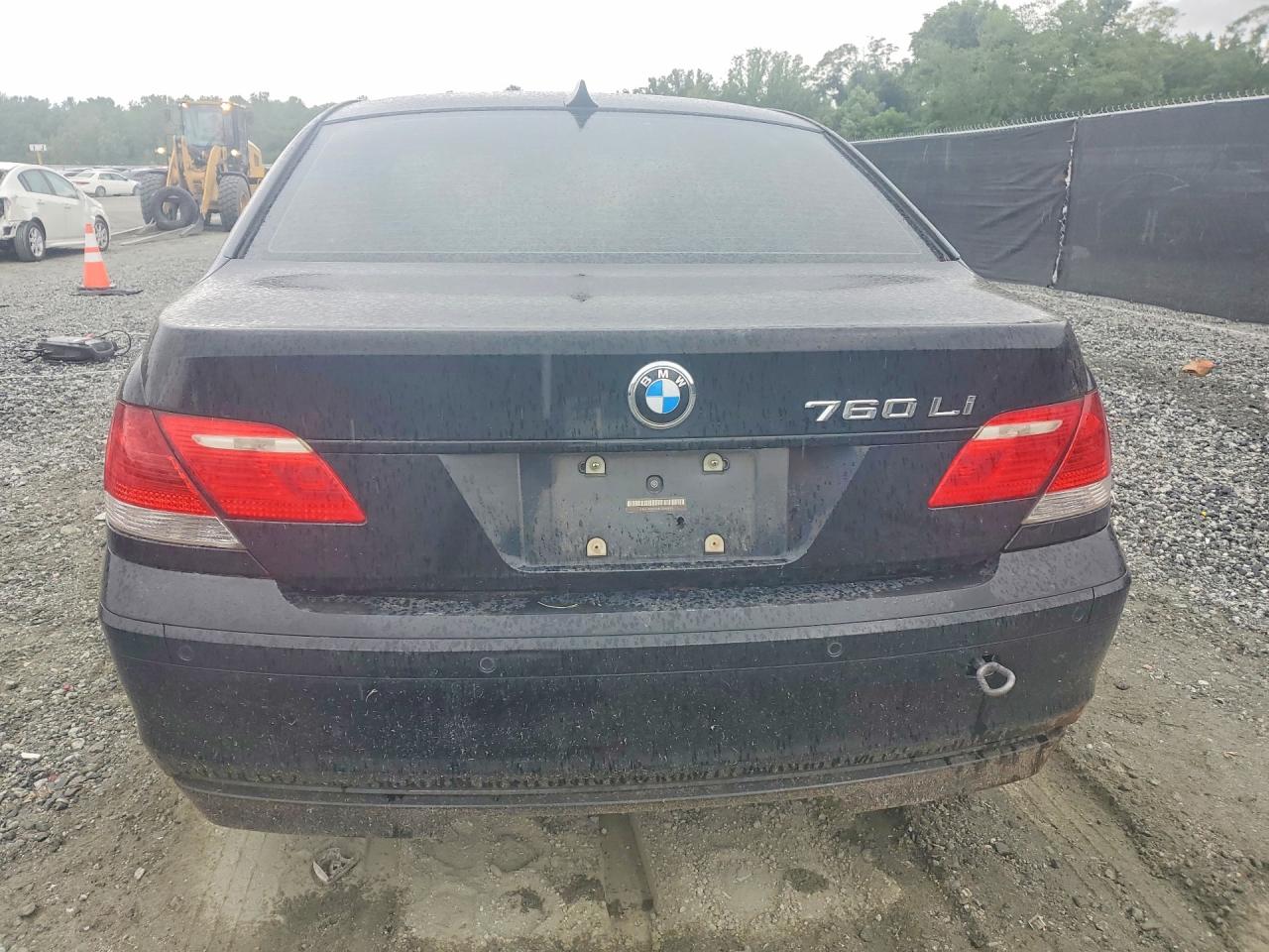 2008 Bmw 760 Li Black vin: WBAHN03538DD98899