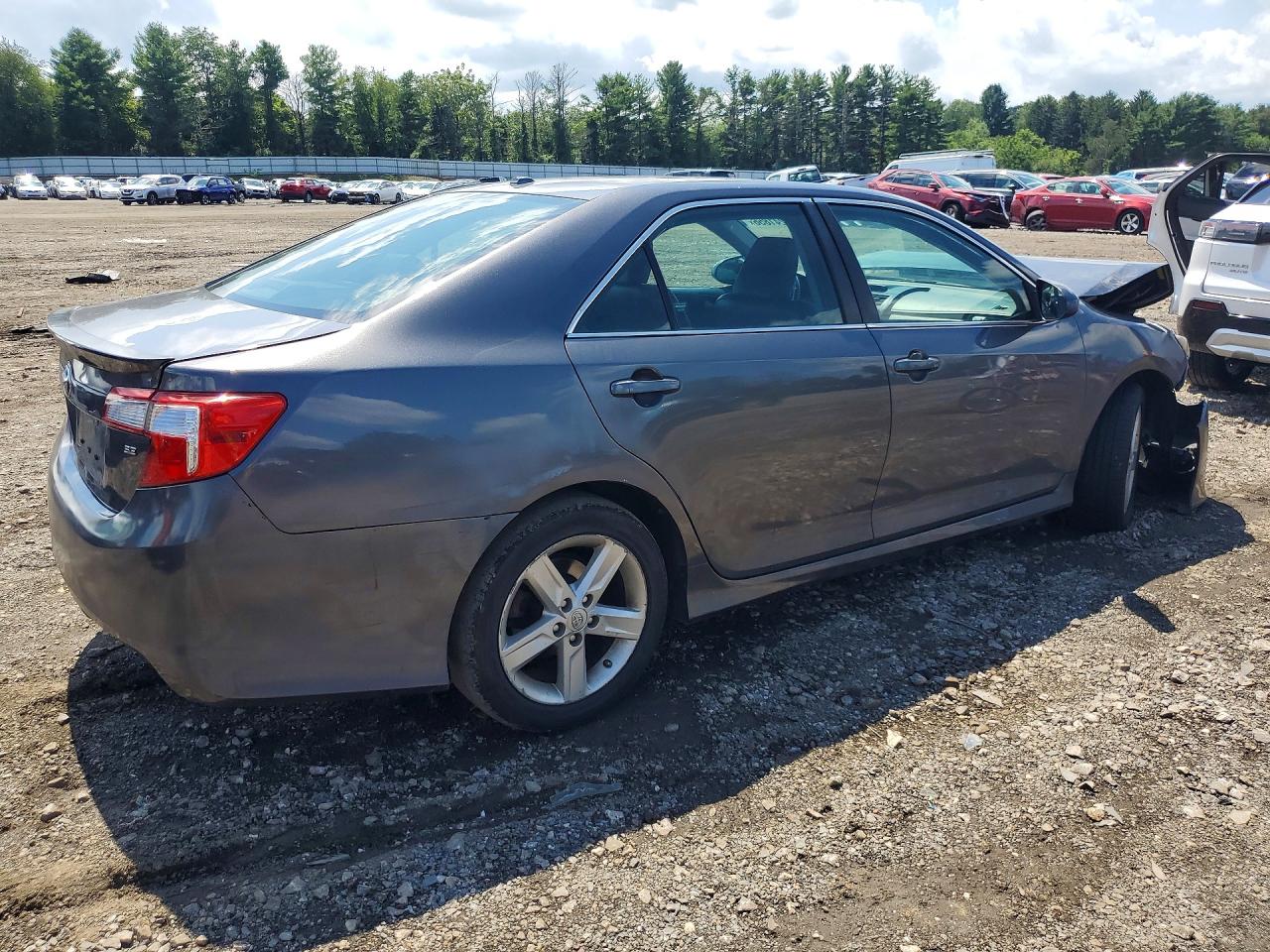 2014 Toyota Camry Se Gray vin: 4T1BF1FK9EU383583