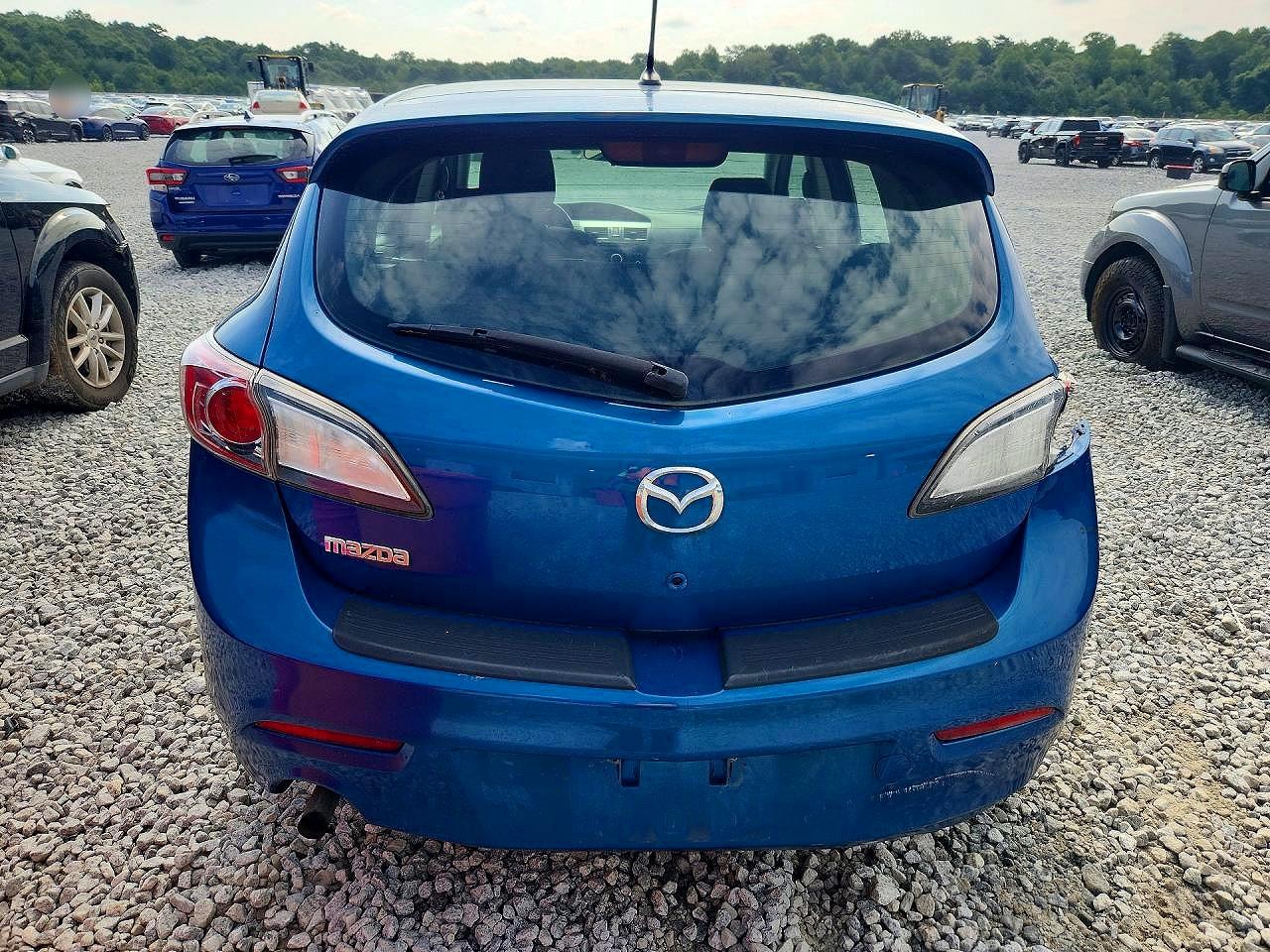 2012 Mazda 3 I Blue vin: JM1BL1L83C1661057