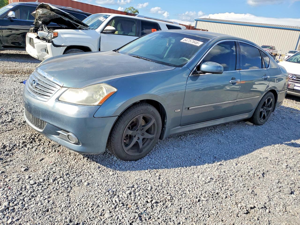 2008 Infiniti M35 Base Blue vin: JNKAY01E18M604165