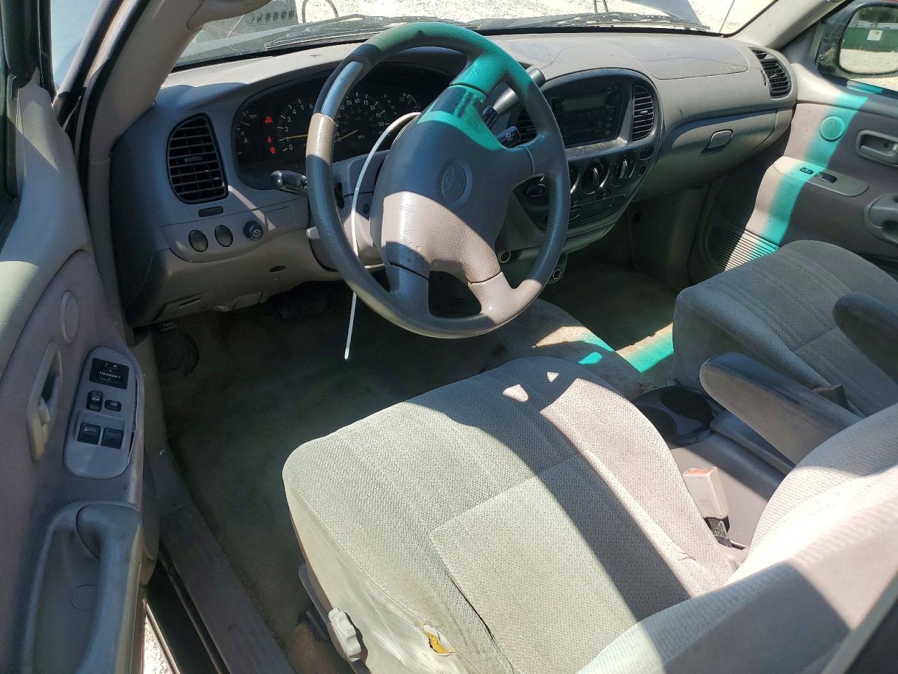 2002 Toyota Tundra Sr5 V8 Green vin: 5TBBT44132S327401