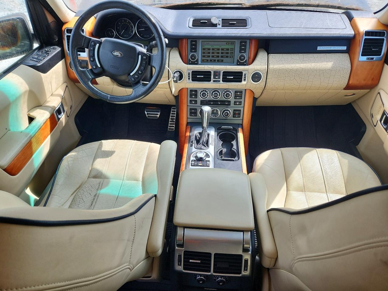 2008 Land Rover Range Rover Supercharged Blue vin: SALMF13468A271597