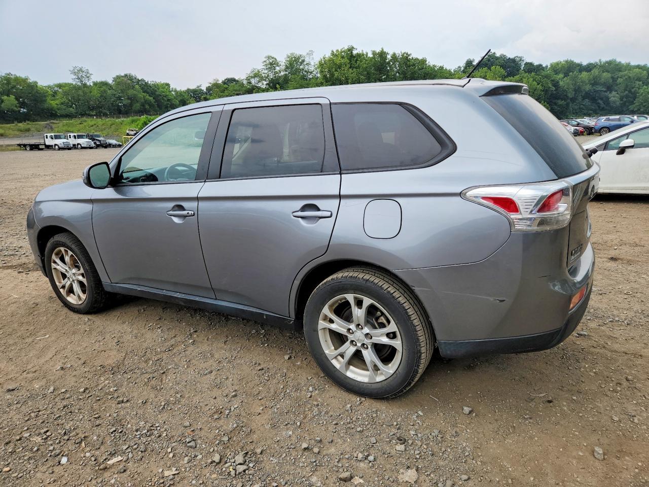 2014 Mitsubishi Outlander Se Серый vin: JA4AZ3A32EZ003287