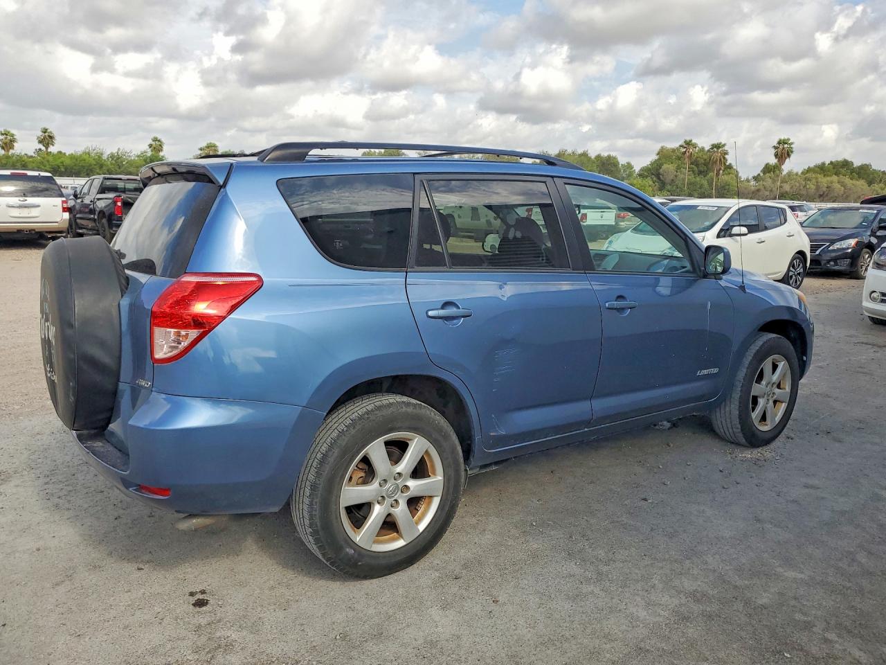 2008 Toyota Rav4 Limited Blue vin: JTMBK31V485056150