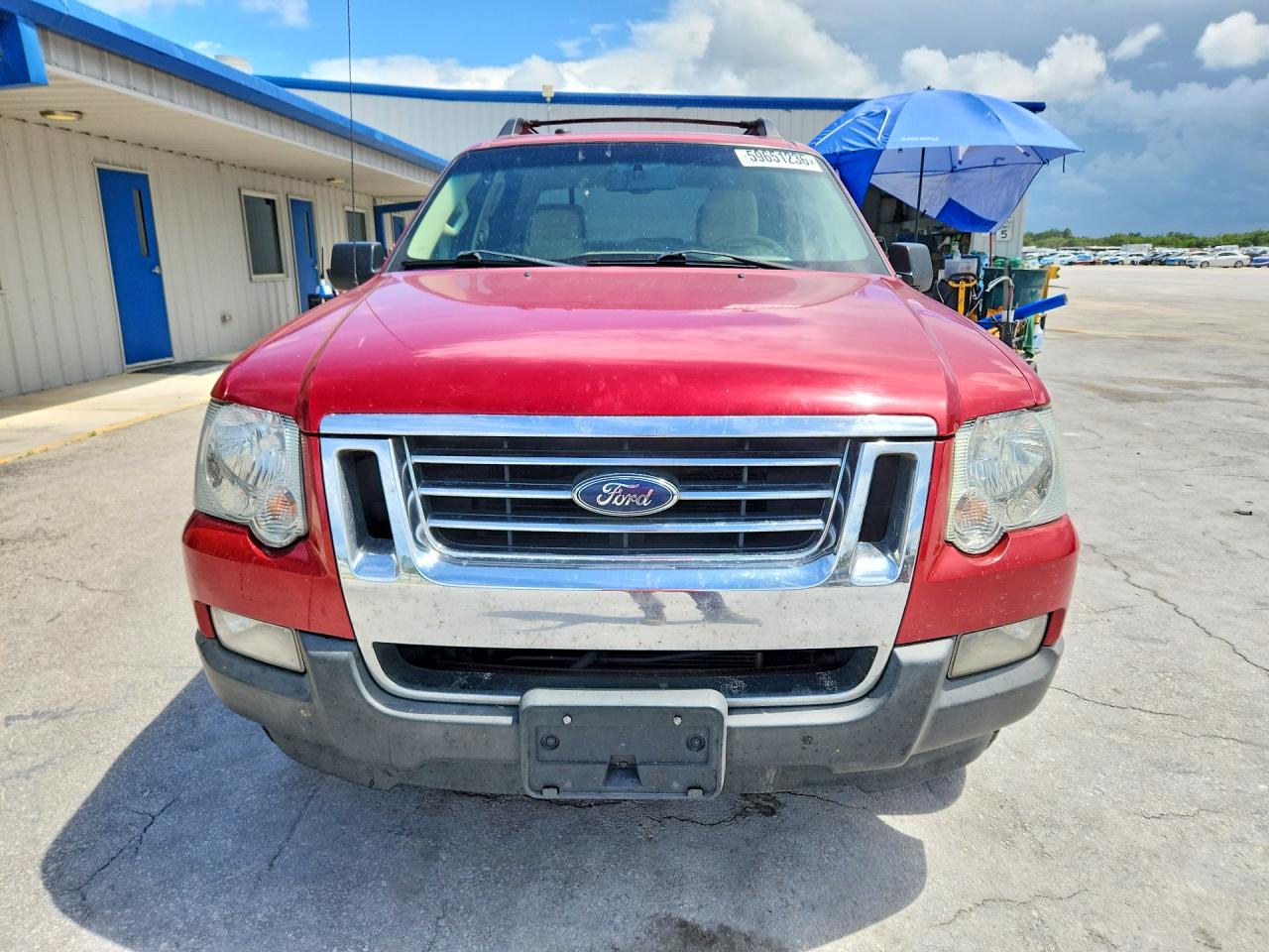 2010 Ford Explorer Sport Trac Xlt Red vin: 1FMEU5BE6AUA00459