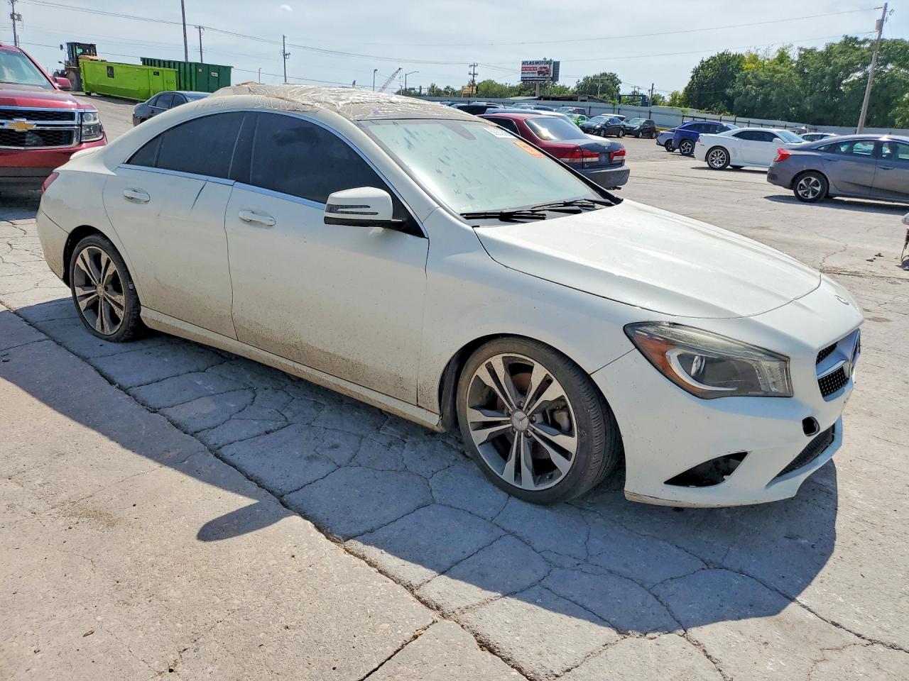 2014 Mercedes-benz Cla 250 White vin: WDDSJ4EBXEN160488