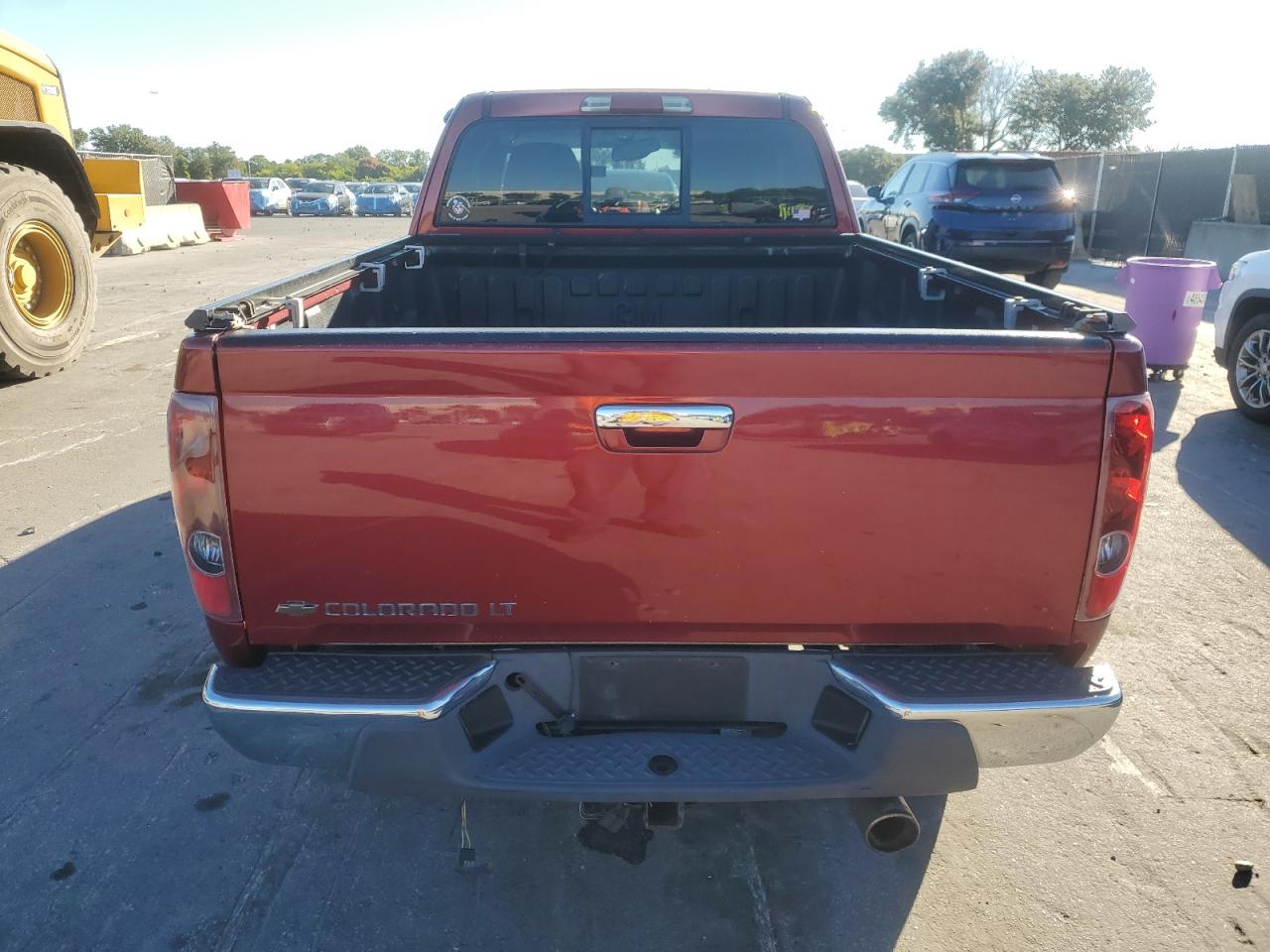 2011 Chevrolet Colorado Lt Red vin: 1GCJSDFE9B8112311