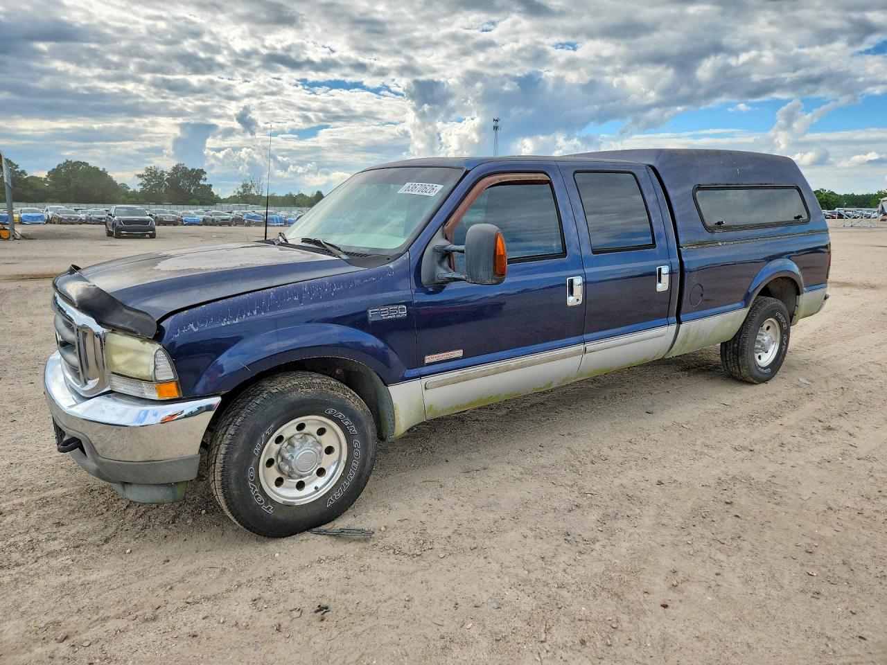 2003 Ford F350 Srw Super Duty Blue vin: 1FTSW30P43EC53691