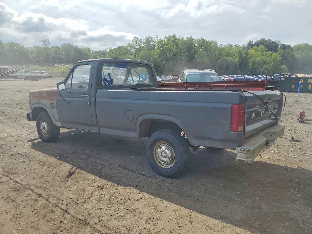 1986 Ford F150 Gray vin: 2FTEF14N9GCB78959