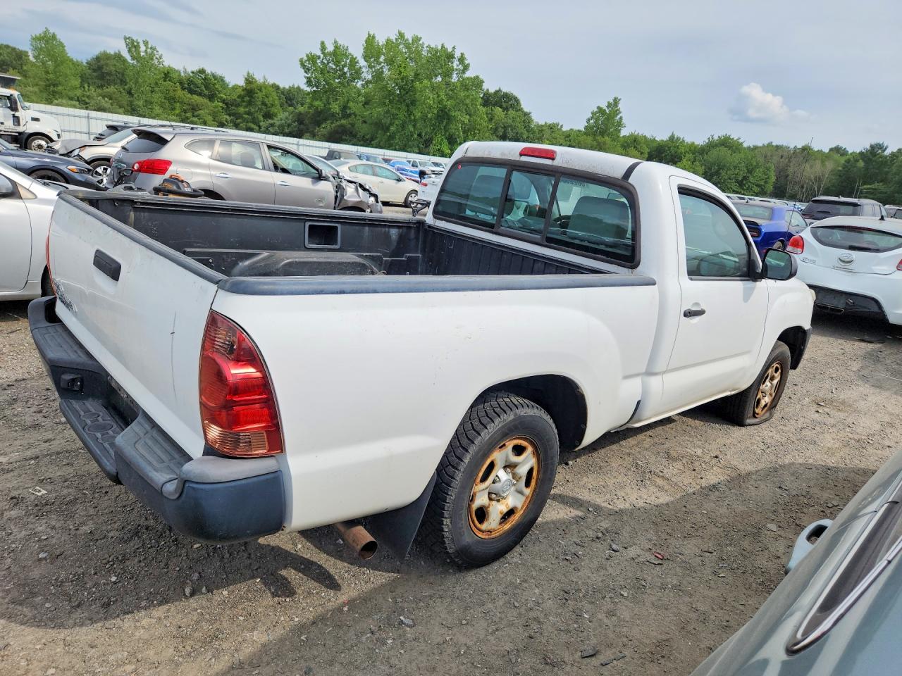 2012 Toyota Tacoma Base Белый vin: 5TFNX4CN1CX015537