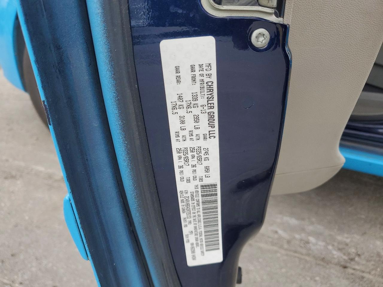 2013 Volkswagen Routan Se Blue vin: 2C4RVABG4DR725153