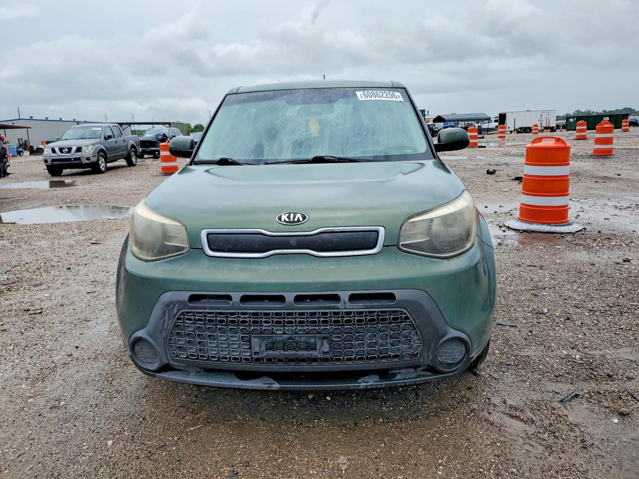 2014 Kia Soul Base Green vin: KNDJN2A20E7008227