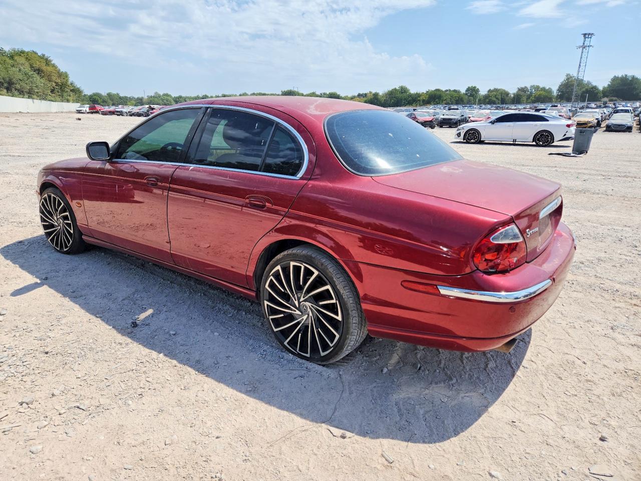 2003 Jaguar S-type Бордовый vin: SAJEA01T33FM81747