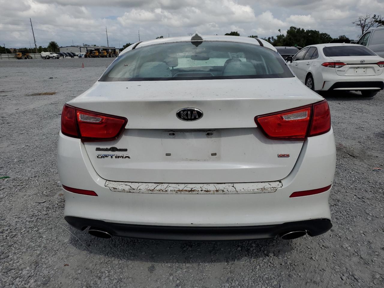 2014 Kia Optima Lx Белый vin: 5XXGM4A76EG323819