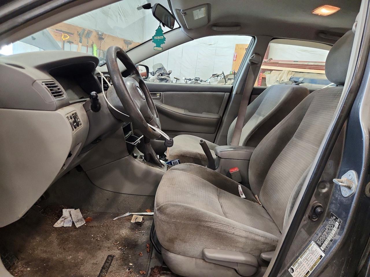2008 Toyota Corolla Ce Gray vin: 2T1BR32E68C871768