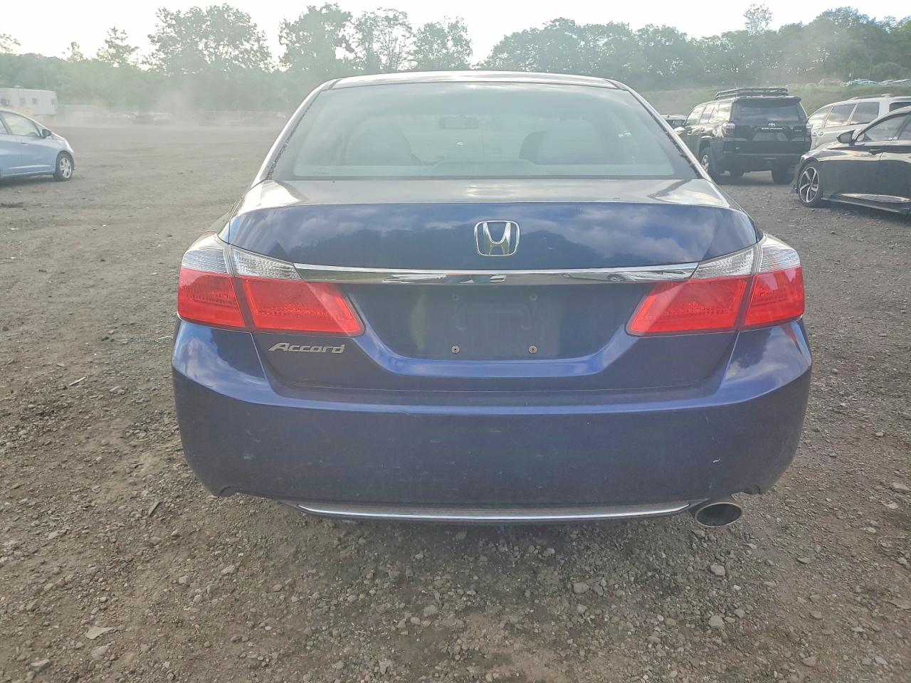 2013 Honda Accord Lx Blue vin: 1HGCR2F3XDA140770