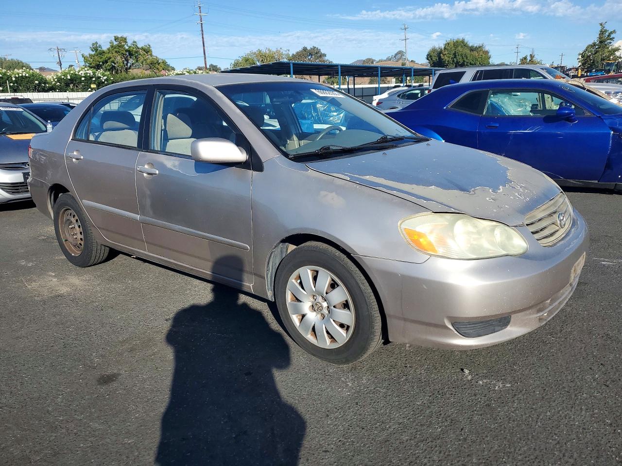 2003 Toyota Corolla Le Silver vin: 1NXBR32E03Z179819