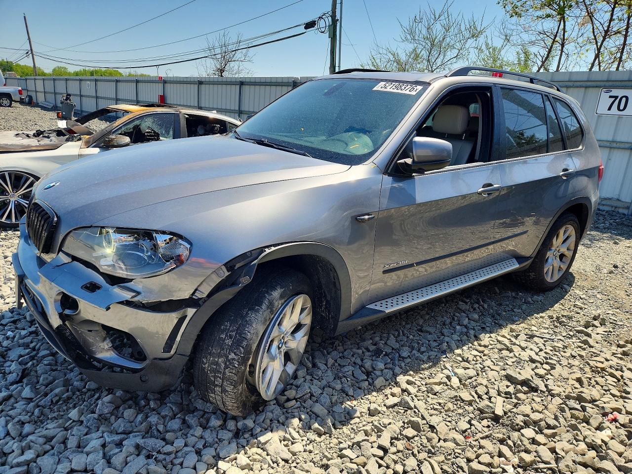 2012 Bmw X5 Xdrive35i Gray vin: 5UXZV4C58CL767121
