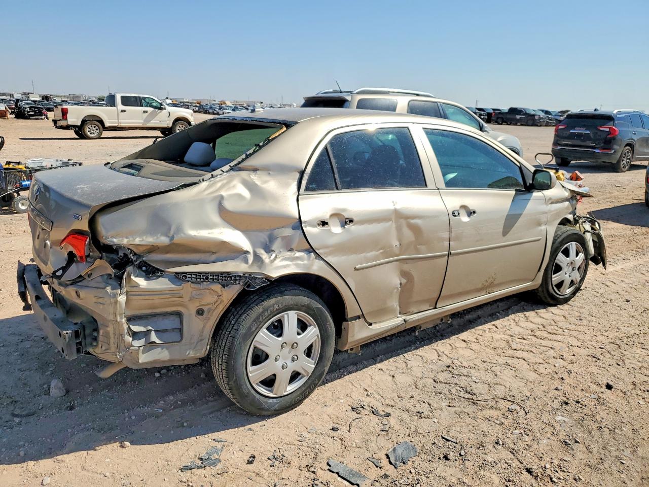 2009 Toyota Corolla Le Tan vin: 1NXBU40E69Z158148