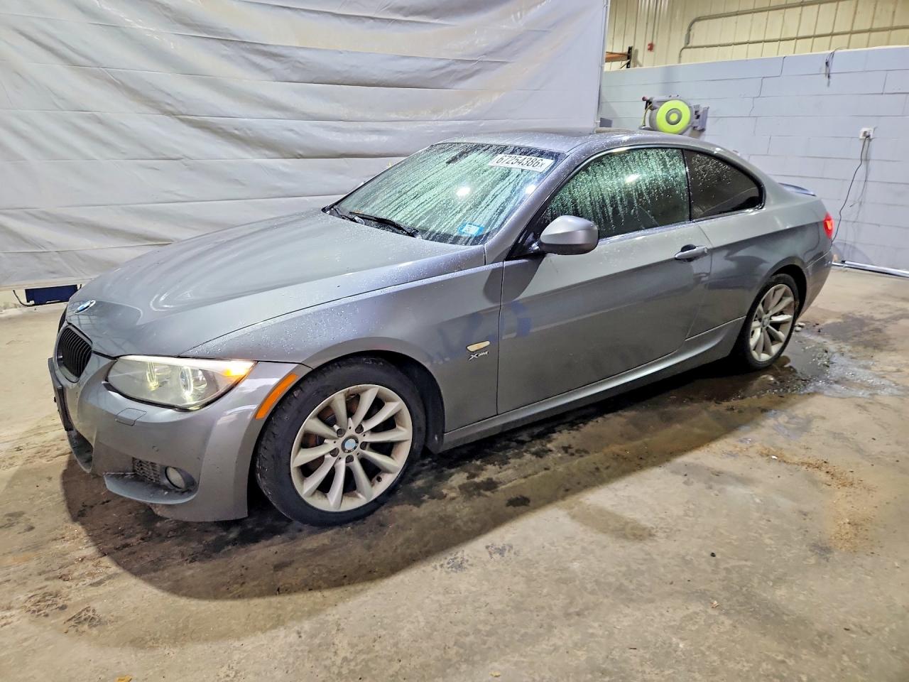 2012 Bmw 328 Xi Gray vin: WBAKF3C52CE974809