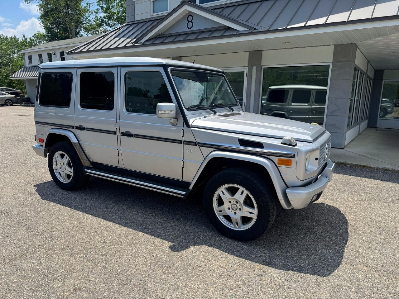 2005 Mercedes-benz G 500 Silver vin: WDCYR49E85X158707