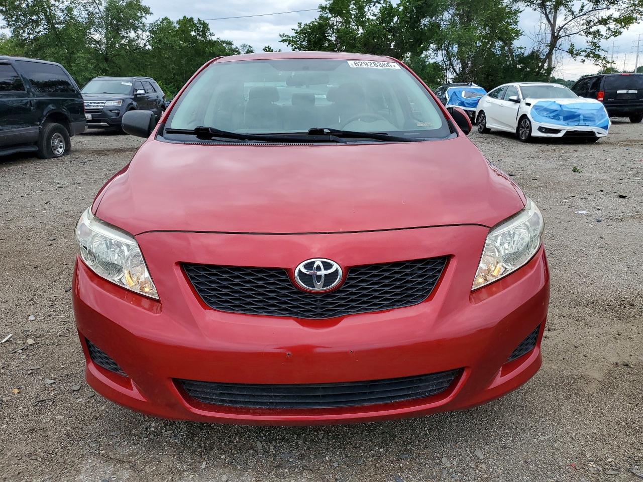 2009 Toyota Corolla Le Red vin: 2T1BU40E19C105715