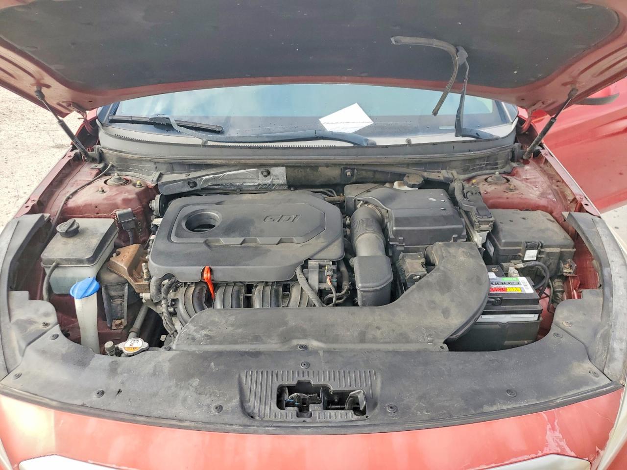 2015 Hyundai Sonata Se Maroon vin: 5NPE24AF9FH163400