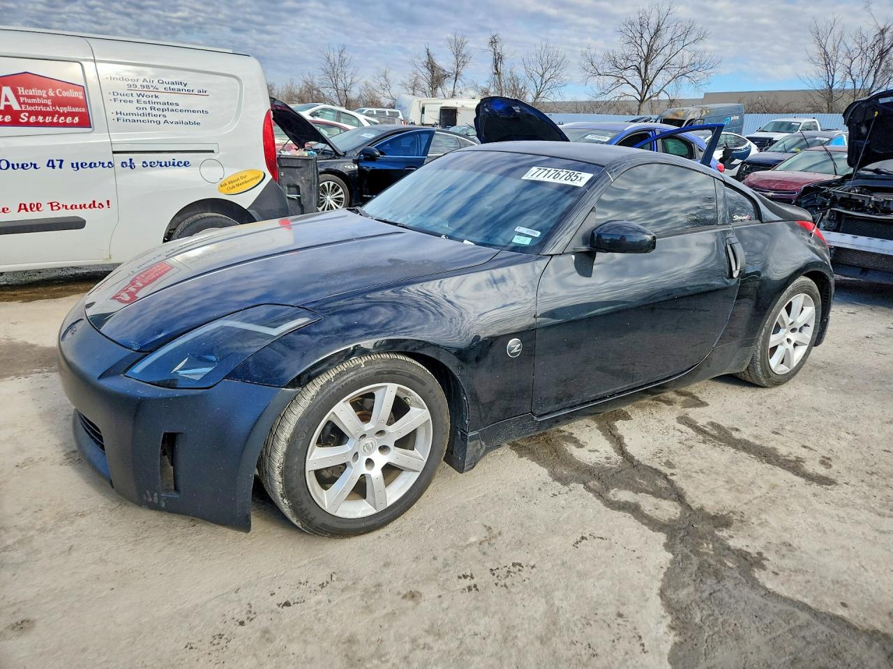 2005 Nissan 350z Coupe Black vin: JN1AZ34D25M607299