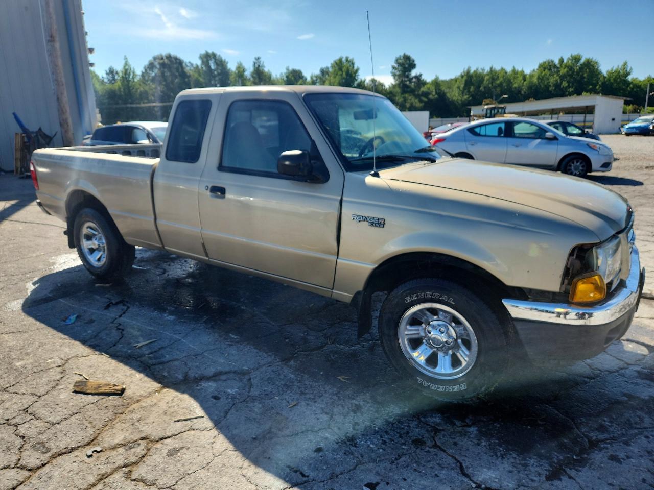 2001 Ford Ranger Super Cab Beige vin: 1FTYR14V01PB73322