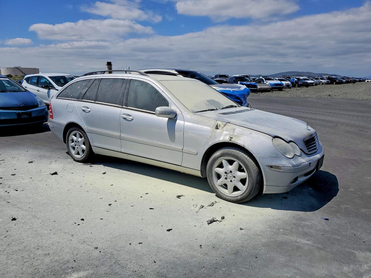 2003 Mercedes-benz C 240 Sportwagon Серебряный vin: WDBRH61J53F390703