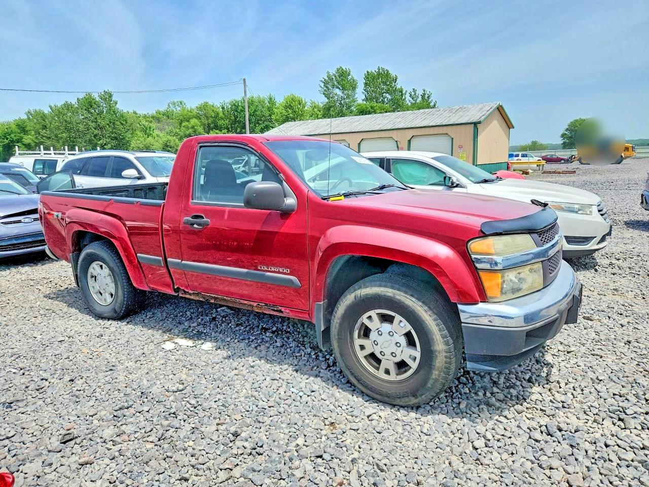 2004 Chevrolet Colorado Red vin: 1GCDS146048173346