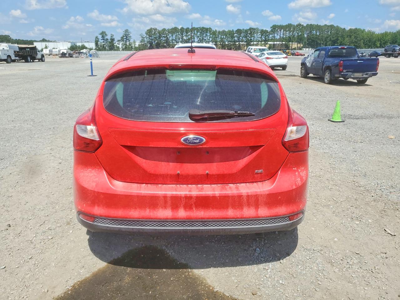 2012 Ford Focus Se Red vin: 1FAHP3K28CL327513