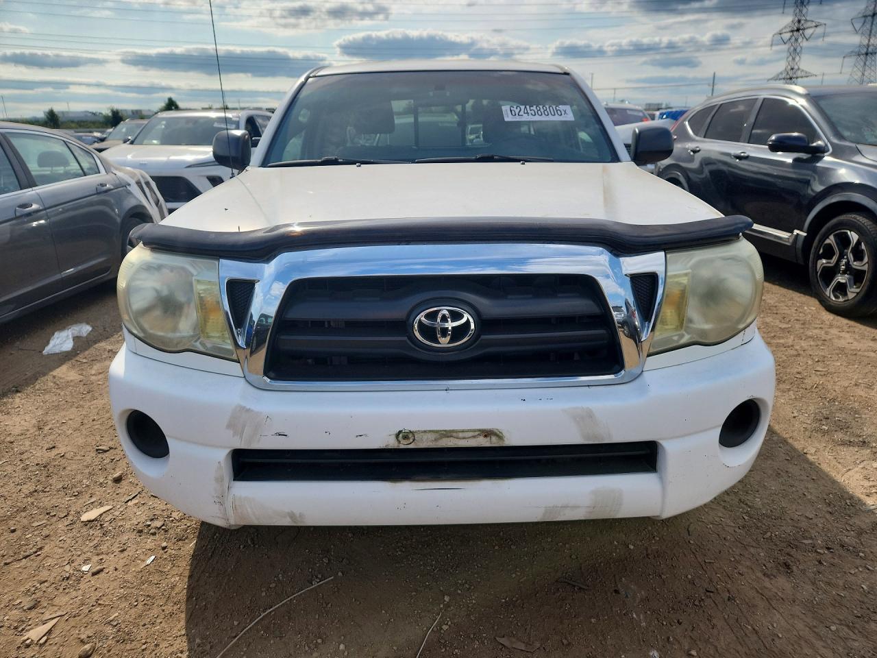 2007 Toyota Tacoma Base White vin: 5TETX22N17Z355122